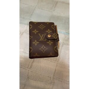 Louis Vuitton Monogram Mini Agenda Address Book Planner w/ Pen Vintage